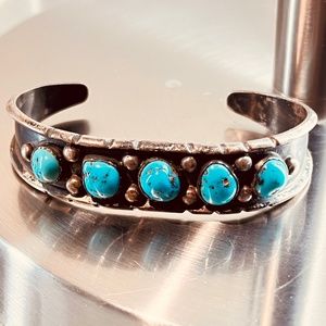 Silver Turquoise Bracelet